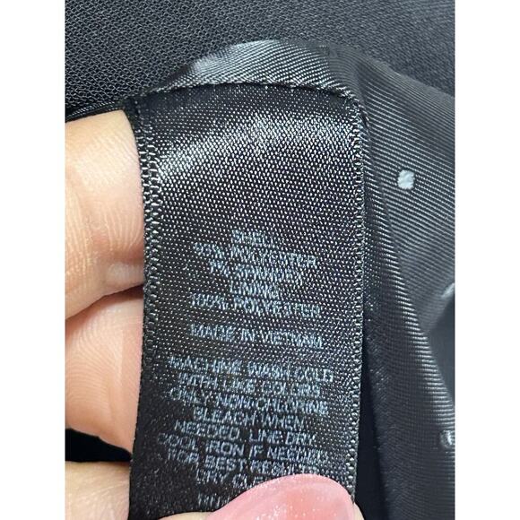 Express Vest Women's Black Sleeveless Blazer Long Career Office Size 4 Boss Babe - Picture 5 of 7